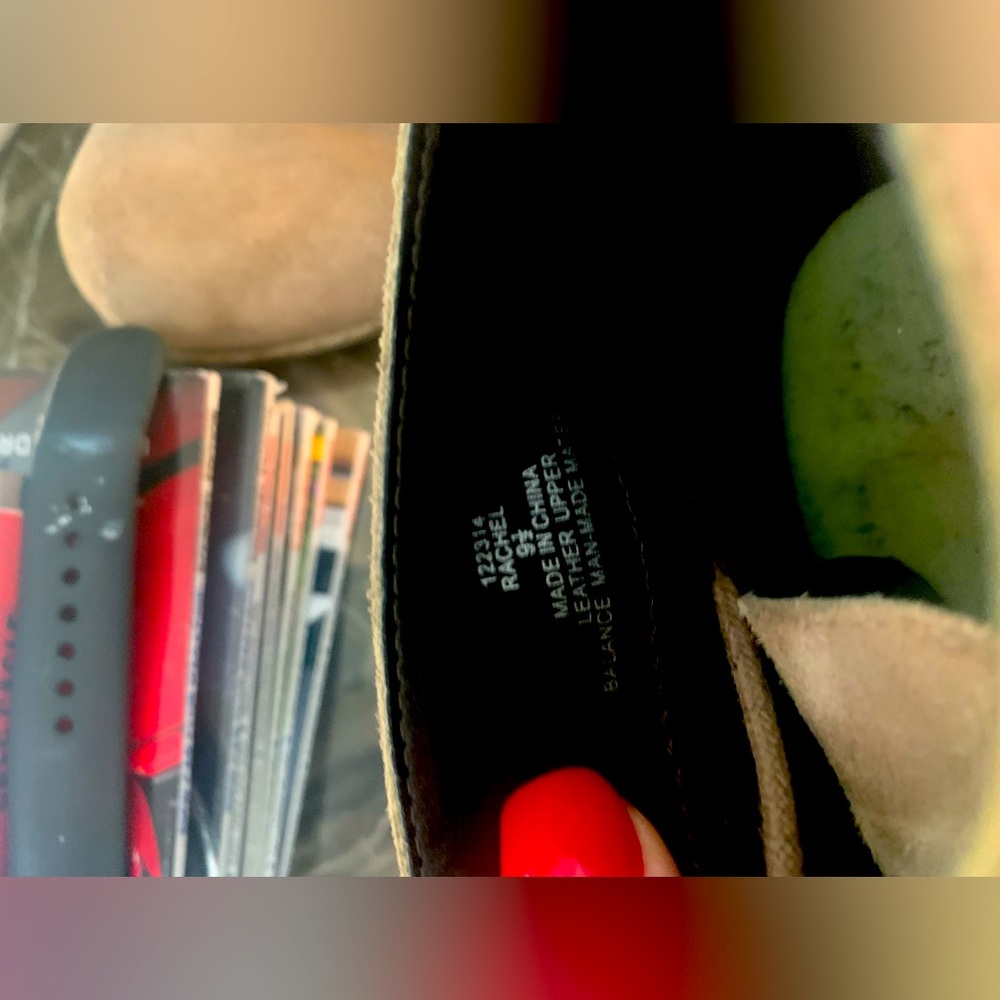 Gently worn wedge bootie